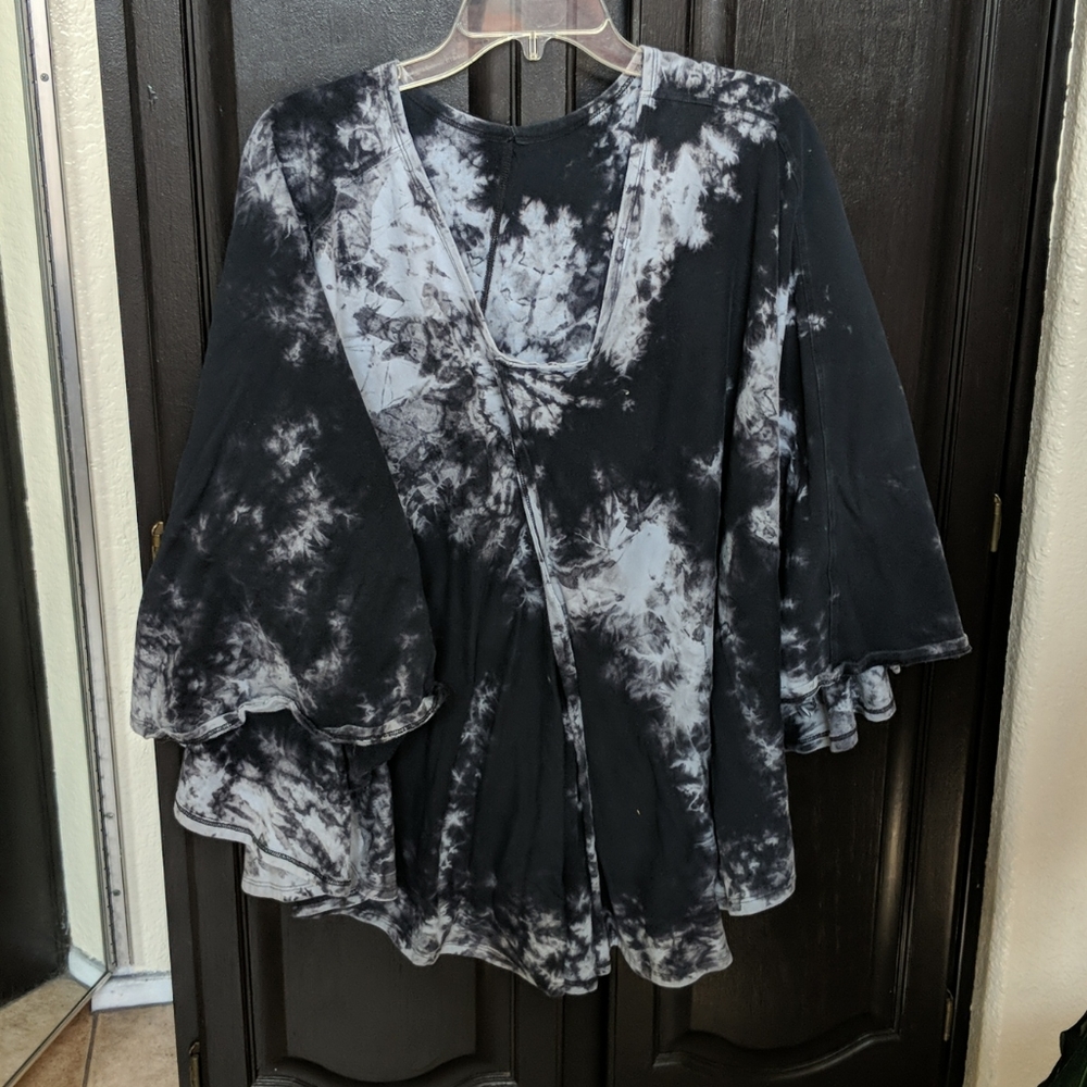 Tie dye cape